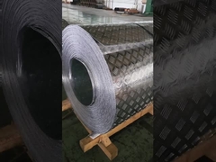 5052 5754 उभरा हुआ एल्यूमिनियम डायमंड शीट 1060 3003 ट्रेड चेकर प्लेट